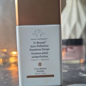 Drunk Elephant D-Bronzi Anti-Pollution Drops - White and Bronze